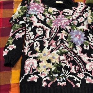 Vintage floral Hunter Run Sweater